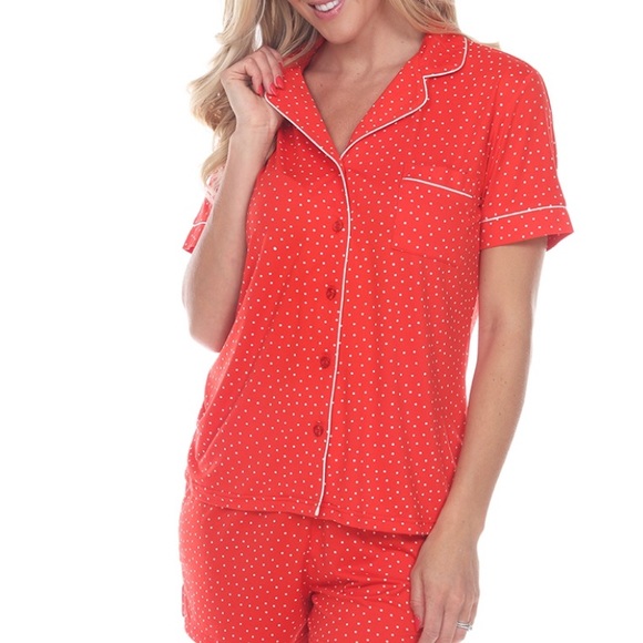 Red Polka Dot Pajamas Set - Picture 2 of 7